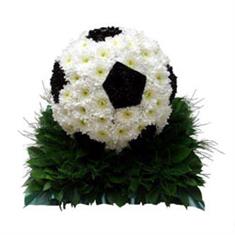Funeral Flowers  3D Football Funeral Tribute