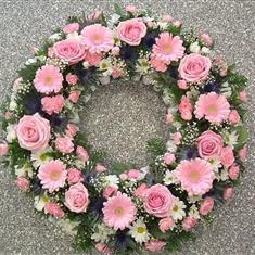 Pink Loose Wreath