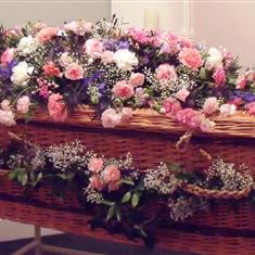 Willow Casket Garland