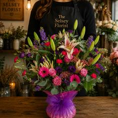 Vibrant Rustic Bloom Arrangement